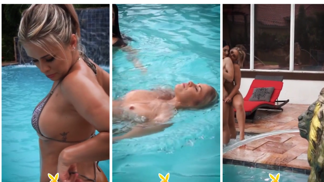 Paige Vanzant Onlyfans Leak Naughty Body On The Pool