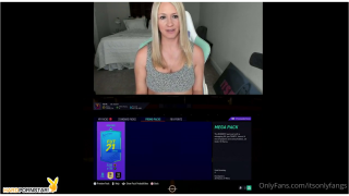 Itsonlyfangs Nude Live Stream Fifa Show Naked Big Butt
