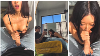 Aeries Steele Leaked Sucking Dick Infront Of Mirror Video