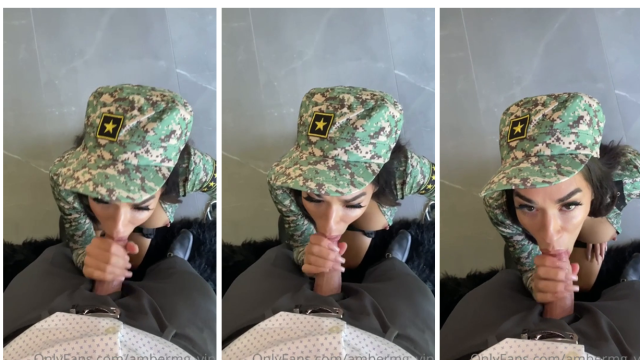 Ambermg Vip Sucks Civilian Until Cum Video Leaked