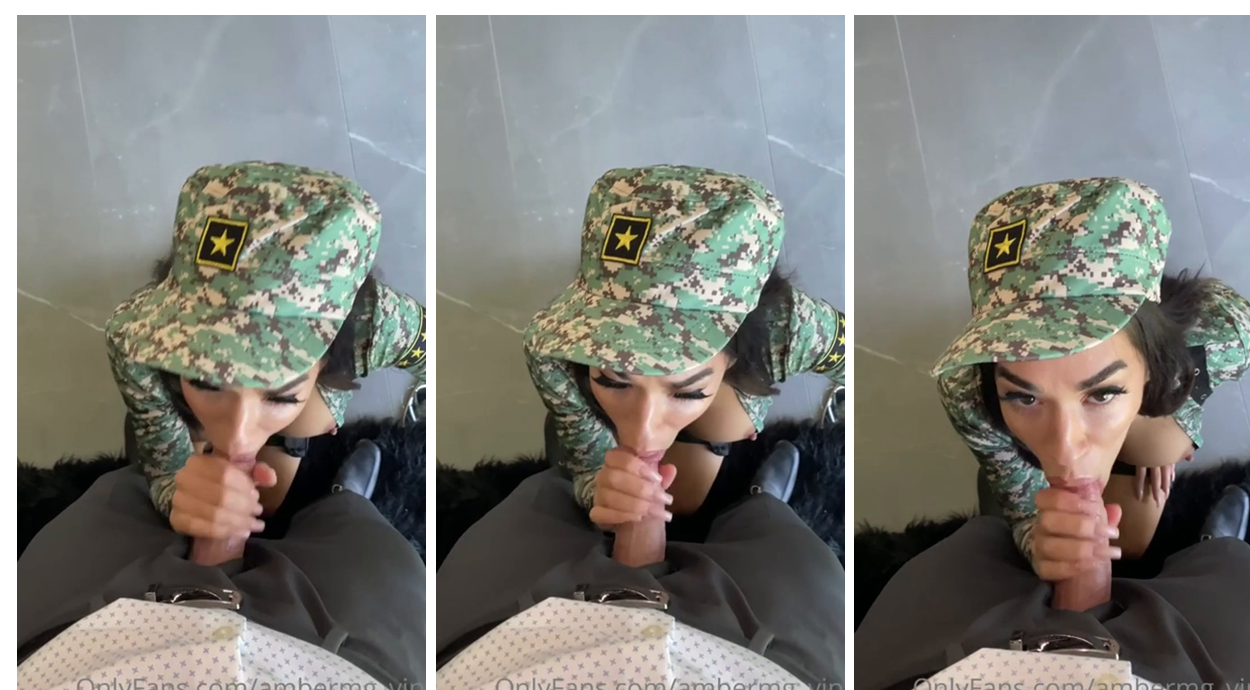 Ambermg Vip Sucks Civilian Until Cum Video Leaked