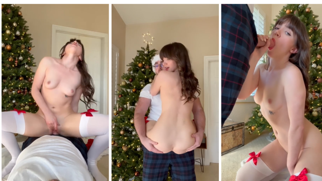 Annaplusone Onlyfans Xmas Creampie Sex Video Leaked