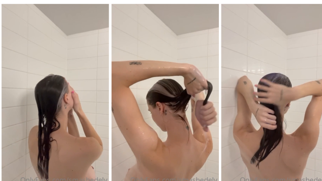 Ashley Matheson Nude Shower Tits Reveal Video Leaked