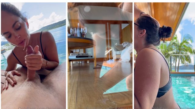 Aspen Rae Pool Sex Tape Video Leaked