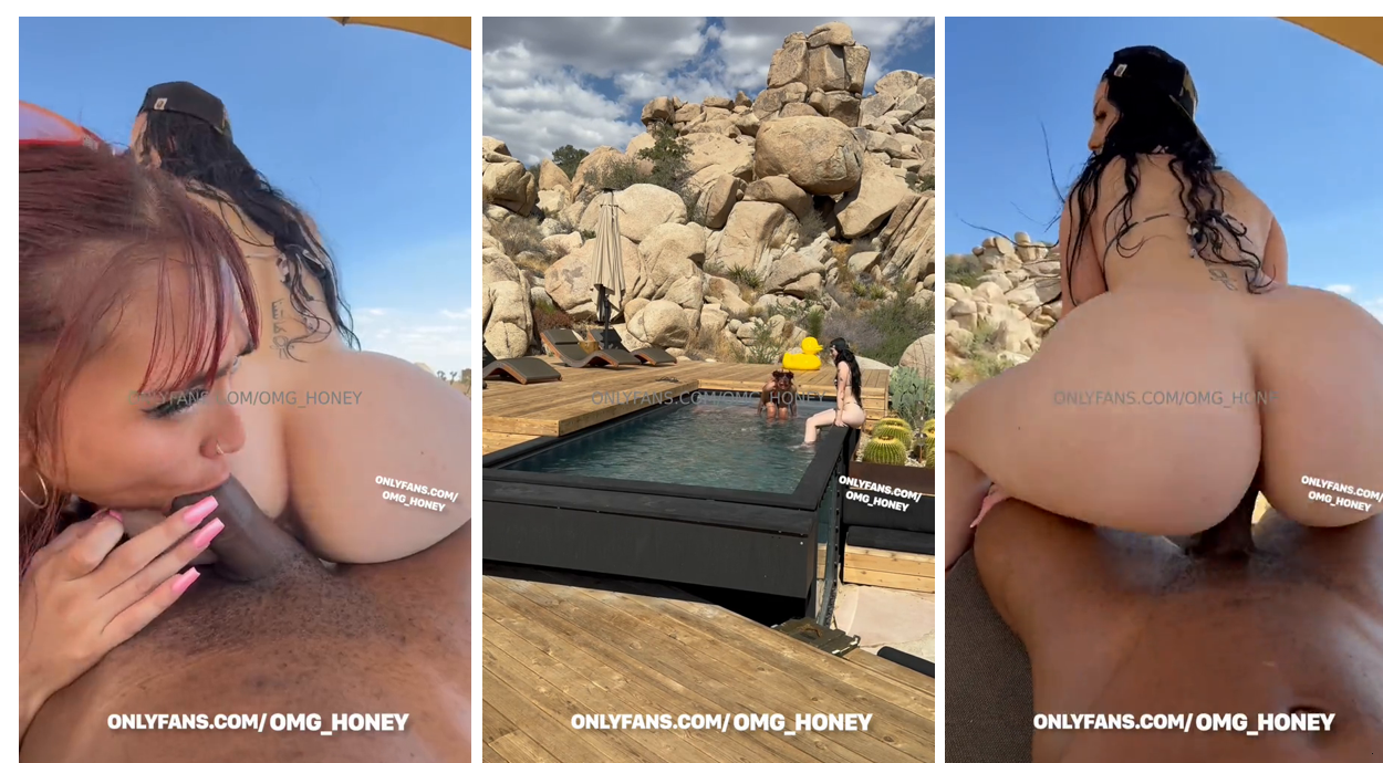 Auhneesh Nicole Outdoor Foursome In Bikini Video Leaked