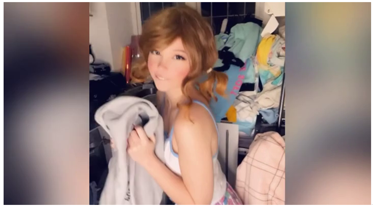 Belle Delphine Nude Stuck In The Dryer Trailer Video Leaked