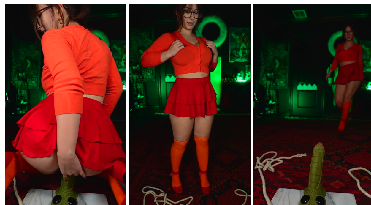 Bigtittygothegg Velma Dildo Fuck Video Leaked