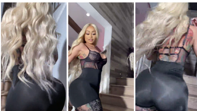 Blac Chyna Onlyfans – Sexy Black Lingerie