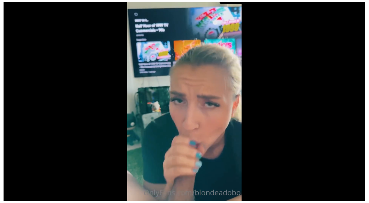 Blondeadobo Riding Dick Sex Tape Ppv Video Leaked