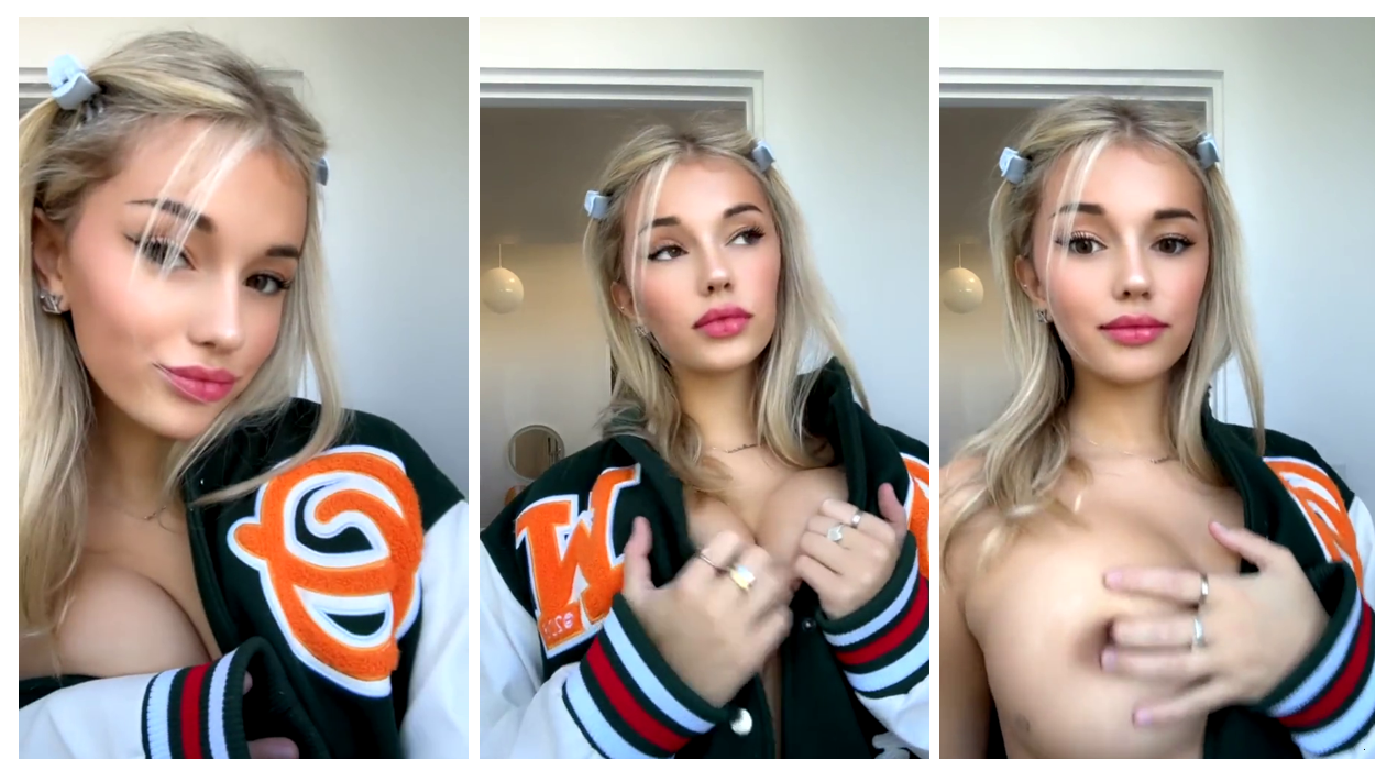 Breckie Hill Nipples Tease Video Leaked