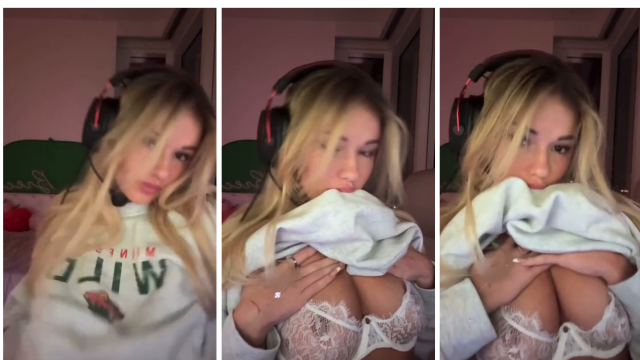 Breckie Hill See Through Lingerie Video Leaked
