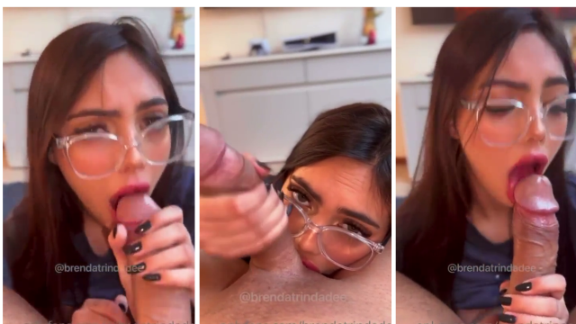 Brenda Trindade Glasses Girl Sex Tape Ppv Video Leaked