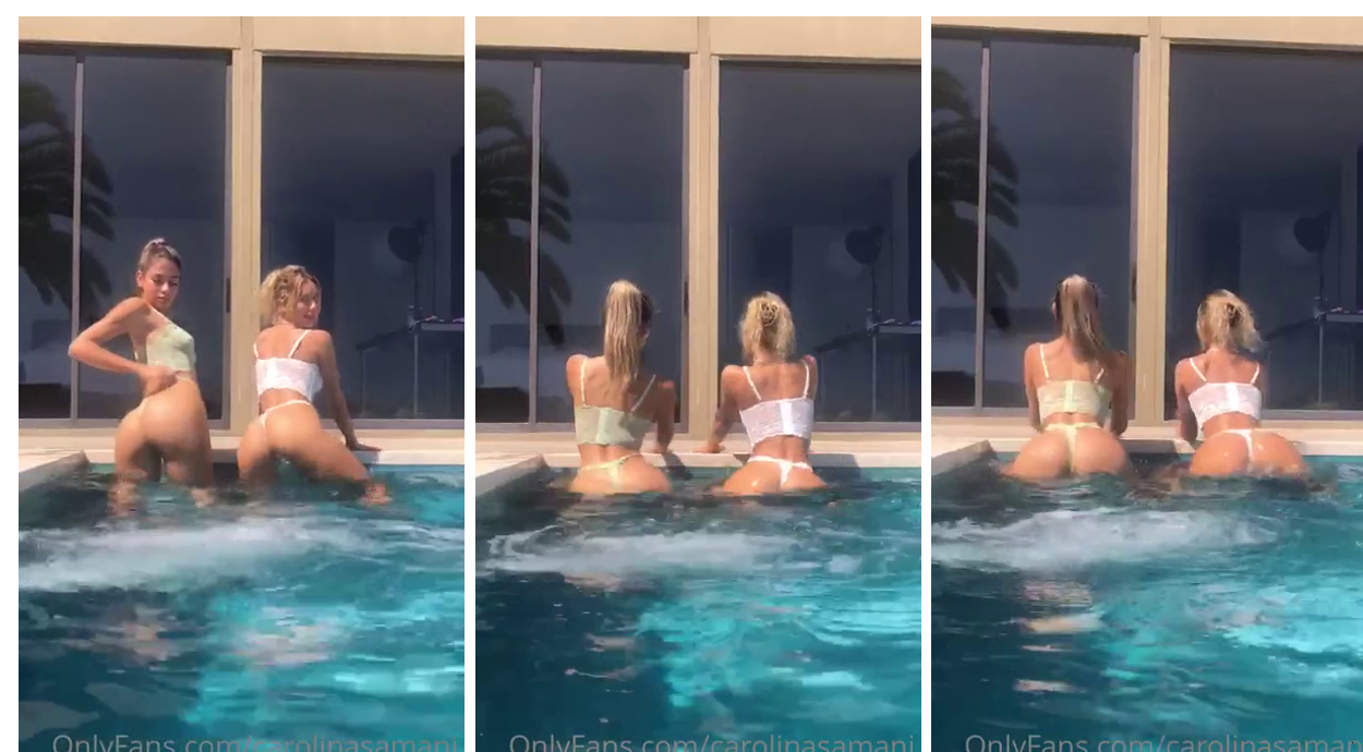 Carolina Samani Nude Ass Twerking In Pool Video Leaked