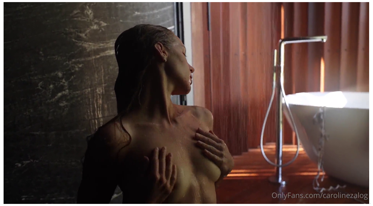 Caroline Zalog Nude Shower Onlyfans Video Leaked