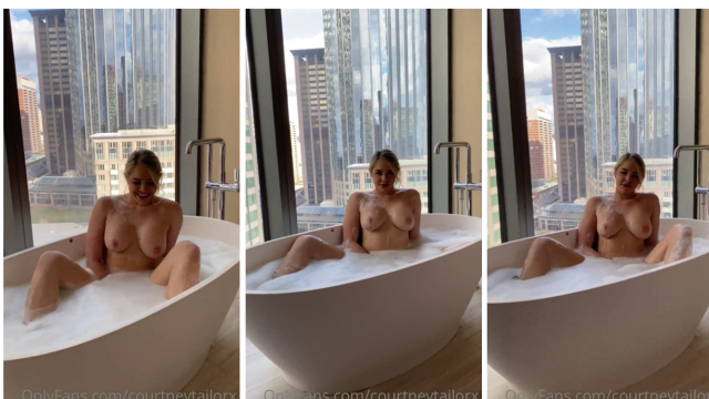 Courtney Tailor Nude Masturbating In Bathtub Porn Video Leaked