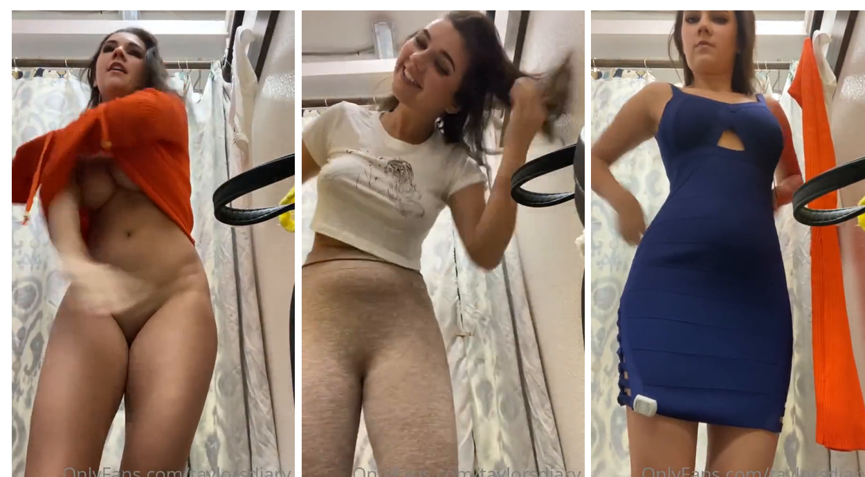 Dare Taylor Nude Try On In Dressing Room Video Leaked