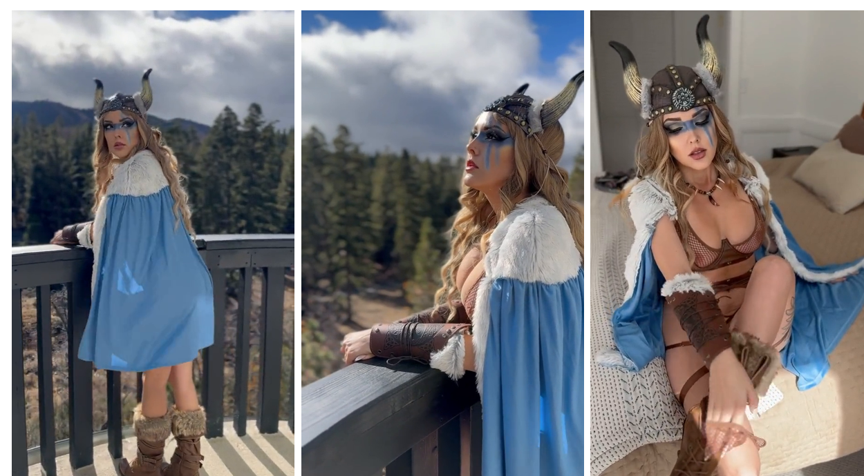 Darshelle Stevens Viking Warrior Sex Tape Video Leaked