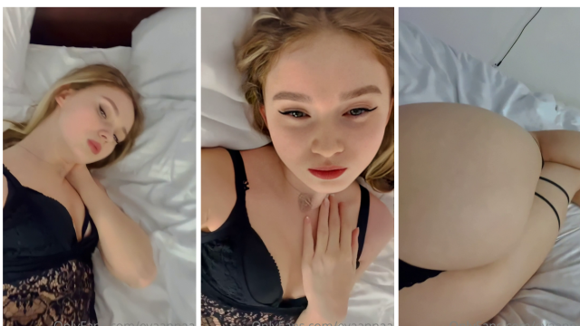Evaanna Nude Black Lingerie Teasing Video Leaked