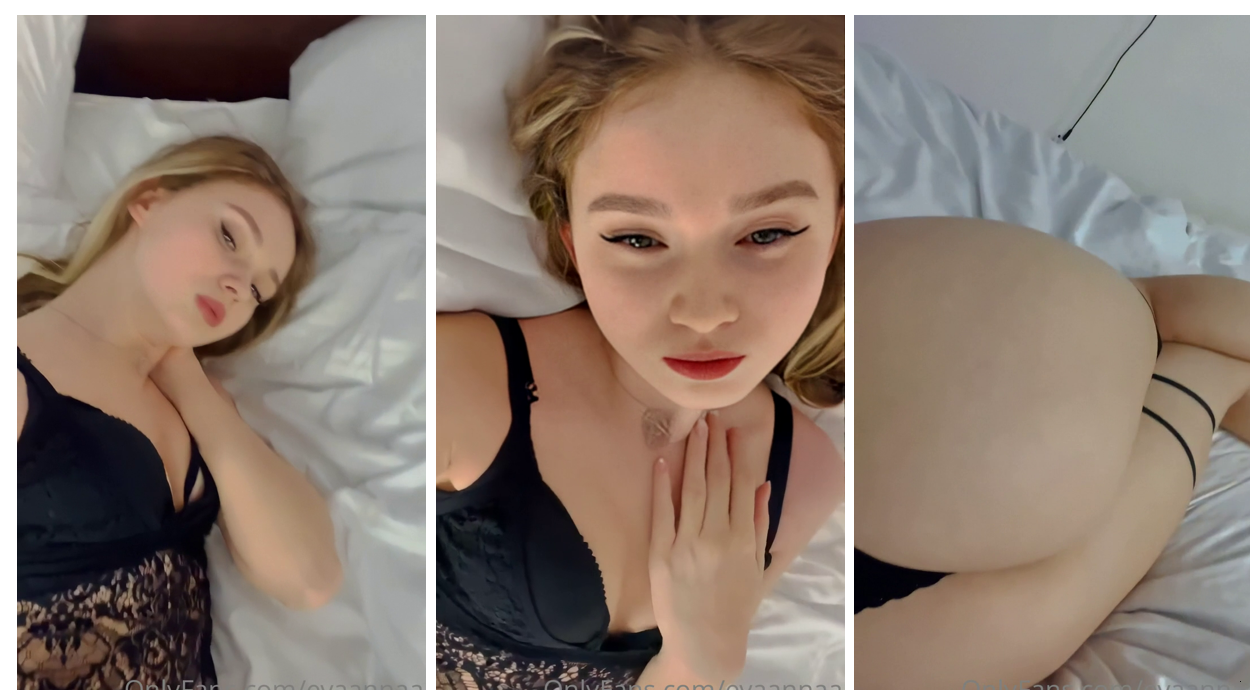 Evaanna Nude Black Lingerie Teasing Video Leaked