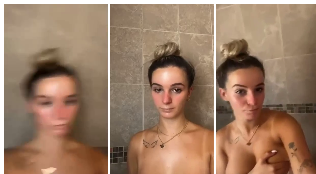 Kaitlyn Krems Leaked – Sexy Nude Bathing