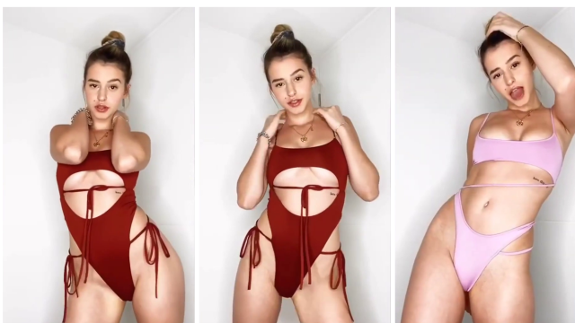 Lea Elui Nude Bikini Try On Deleted Video Leaked