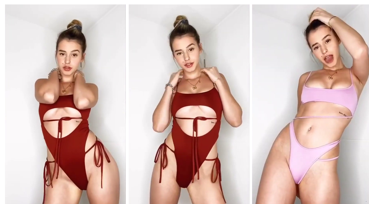 Lea Elui Nude Bikini Try On Deleted Video Leaked