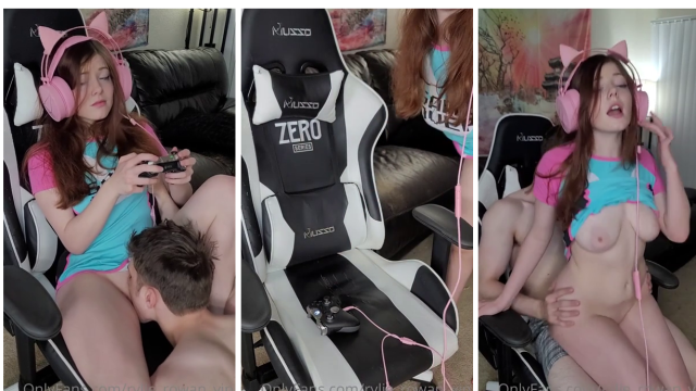 Rylie Rowan Fucked While Playing Video Leaked