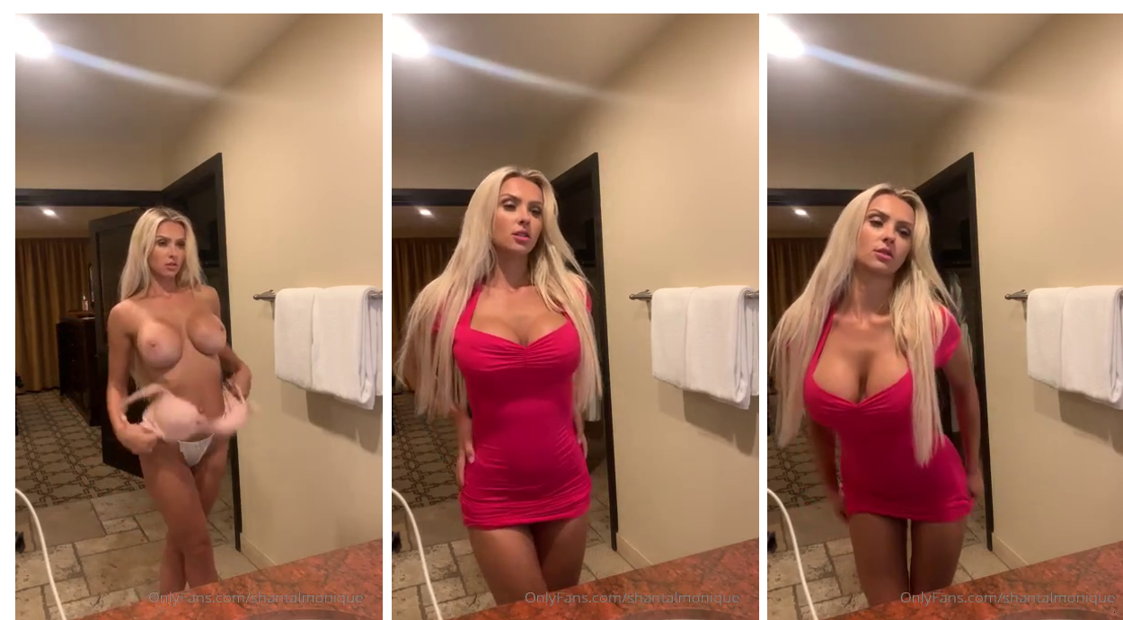 Shantal Monique Nude Teasing In Front Of Mirror Video Leaked