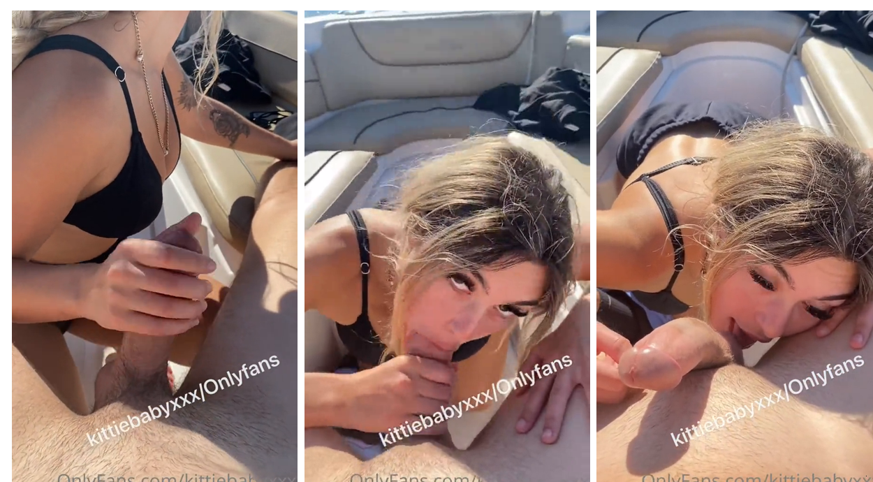 Kittiebabyxxx Boat Blowjob Video Leaked
